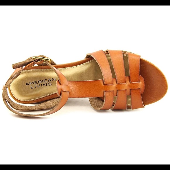 American Living Abaline T-Strap  Wedge Sandals - Picture 2 of 10